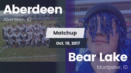 Matchup: Aberdeen vs. Bear Lake  2017