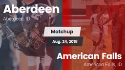Matchup: Aberdeen vs. American Falls  2018