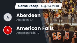 Recap: Aberdeen  vs. American Falls  2018