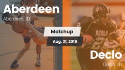 Matchup: Aberdeen vs. Declo  2018