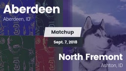 Matchup: Aberdeen vs. North Fremont  2018