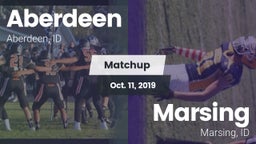 Matchup: Aberdeen vs. Marsing  2019