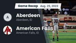 Recap: Aberdeen  vs. American Falls  2023