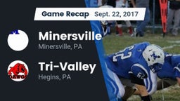 Recap: Minersville  vs. Tri-Valley  2017