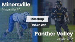 Matchup: Minersville High vs. Panther Valley  2017