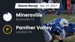 Recap: Minersville  vs. Panther Valley  2017