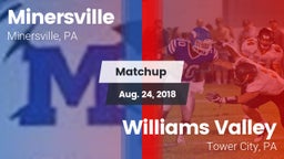 Matchup: Minersville High vs. Williams Valley  2018