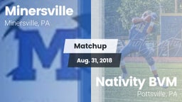 Matchup: Minersville High vs. Nativity BVM  2018
