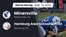 Recap: Minersville  vs. Hamburg Area School District 2018