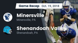 Recap: Minersville  vs. Shenandoah Valley  2018
