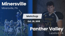 Matchup: Minersville High vs. Panther Valley  2018