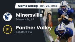 Recap: Minersville  vs. Panther Valley  2018