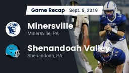 Recap: Minersville  vs. Shenandoah Valley  2019