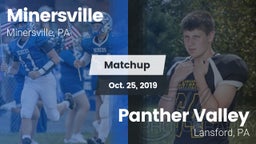 Matchup: Minersville High vs. Panther Valley  2019