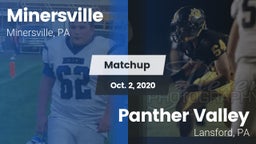 Matchup: Minersville High vs. Panther Valley  2020