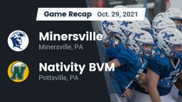 Recap: Minersville  vs. Nativity BVM  2021