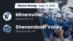 Recap: Minersville  vs. Shenandoah Valley  2022