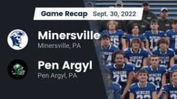 Recap: Minersville  vs. Pen Argyl  2022