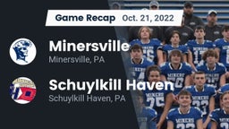 Recap: Minersville  vs. Schuylkill Haven  2022