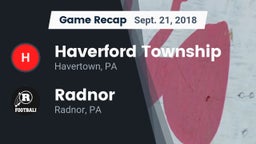 Recap: Haverford Township  vs. Radnor  2018