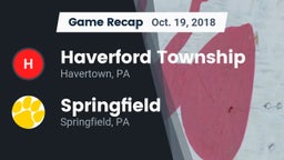Recap: Haverford Township  vs. Springfield  2018