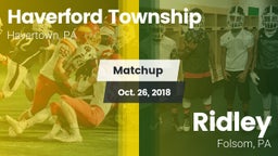 Matchup: Haverford Township vs. Ridley  2018