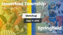 Matchup: Haverford Township vs. Springfield  2020