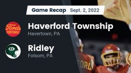 Recap: Haverford Township  vs. Ridley  2022