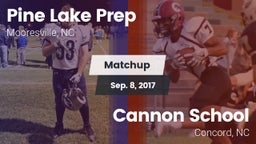 Matchup: Pine Lake Prep High vs. Cannon School 2017