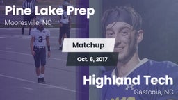 Matchup: Pine Lake Prep High vs. Highland Tech  2017