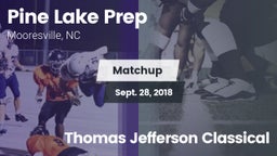 Matchup: Pine Lake Prep High vs. Thomas Jefferson Classical 2018