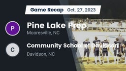 Recap: Pine Lake Prep  vs. Community School of Davidson 2023
