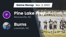 Recap: Pine Lake Prep  vs. Burns  2023