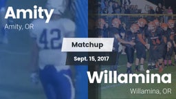 Matchup: Amity  vs. Willamina  2017