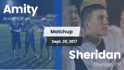 Matchup: Amity  vs. Sheridan  2017