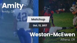 Matchup: Amity  vs. Weston-McEwen  2017