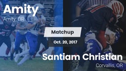 Matchup: Amity  vs. Santiam Christian  2017