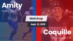Matchup: Amity  vs. Coquille  2018