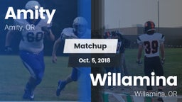 Matchup: Amity  vs. Willamina  2018