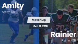 Matchup: Amity  vs. Rainier  2018