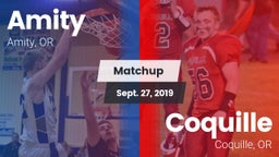 Matchup: Amity  vs. Coquille  2019
