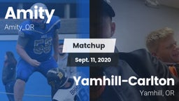 Matchup: Amity  vs. Yamhill-Carlton  2020