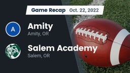Recap: Amity  vs. Salem Academy  2022