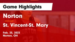 Norton  vs St. Vincent-St. Mary  Game Highlights - Feb. 25, 2023