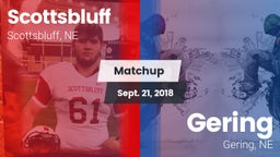 Matchup: Scottsbluff Public S vs. Gering  2018