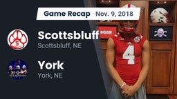 Recap: Scottsbluff  vs. York  2018