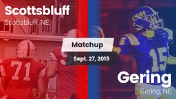Matchup: Scottsbluff Public S vs. Gering  2019