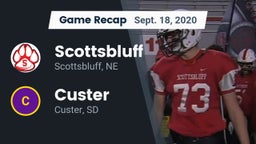 Recap: Scottsbluff  vs. Custer  2020