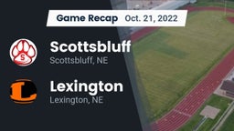 Recap: Scottsbluff  vs. Lexington  2022