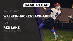 Recap: Walker-Hackensack-Akeley  vs. Red Lake  2015